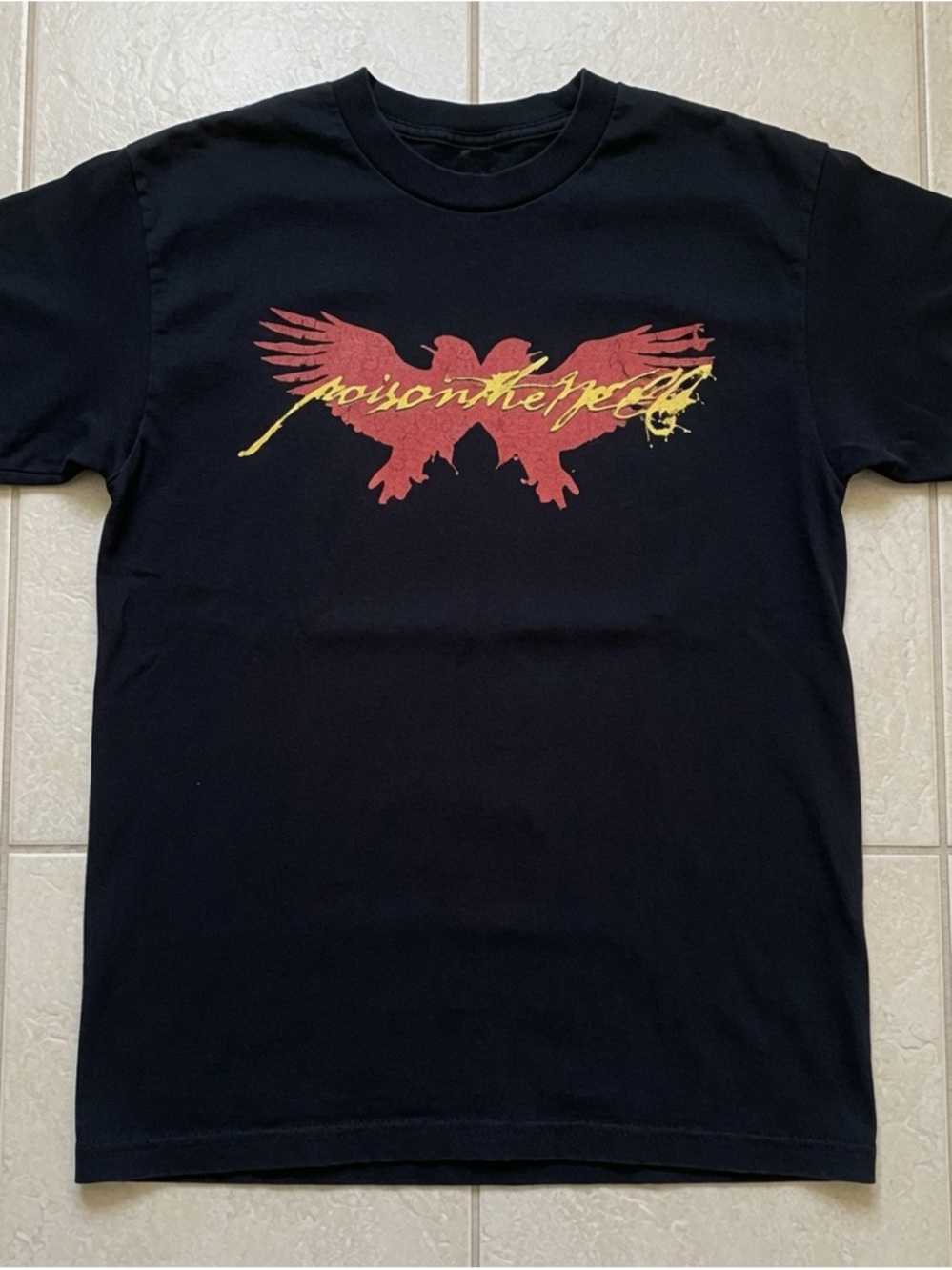 Poison The Well T-shirt Features a Distinctive Red Bird
